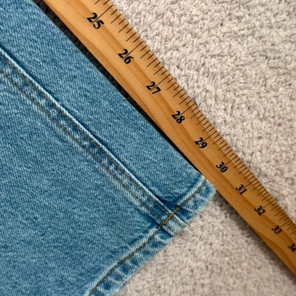 AYR Womens Secret Sauce Comfort Wide Leg Stretch Jean Sz 30 Blue Boho Distressed - Picture 10 of 11
